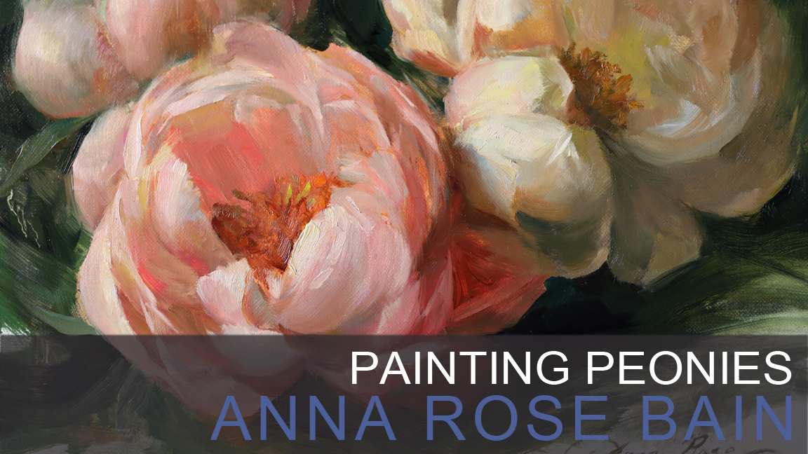 Painting Peonies by Anna Rose Bain