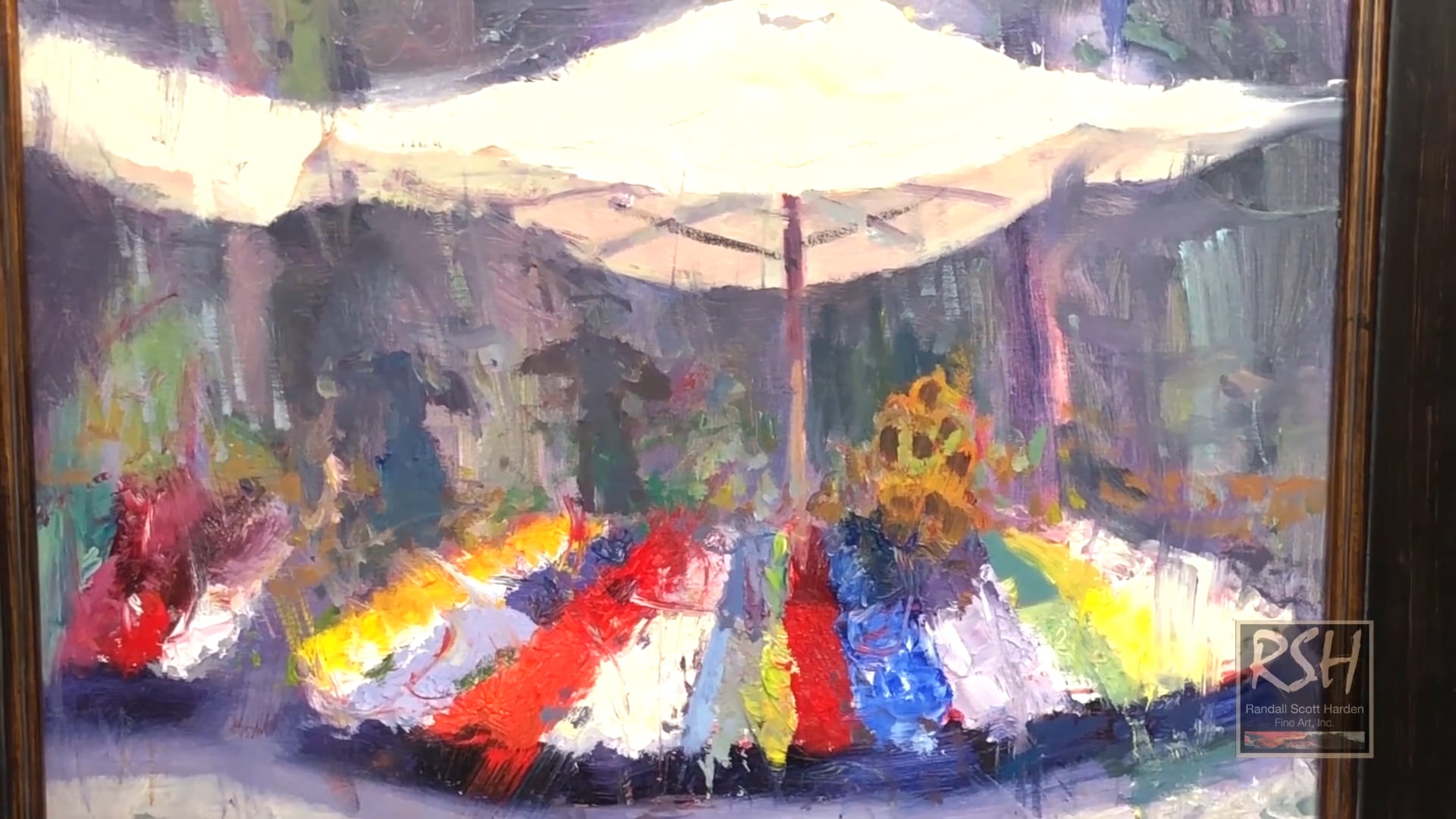 Flower Market in Paris by Randall Scott Harden