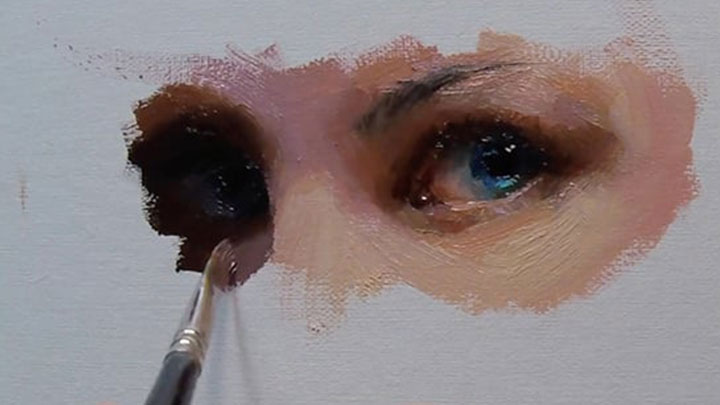 Painting the Portrait from Photos - Selective Start Method by Tina Garrett